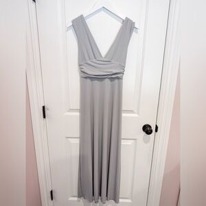Grey/Silver Long Dress